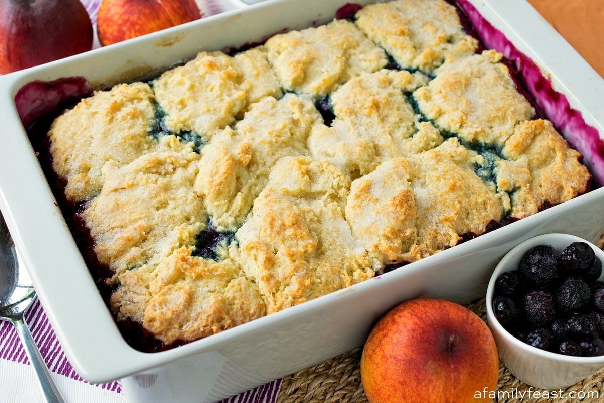 Blueberry Peach Cobbler 