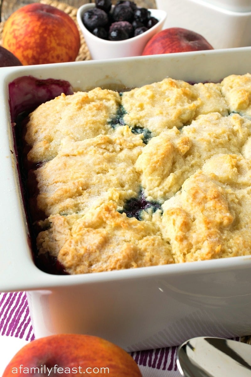 Blueberry Peach Cobbler 