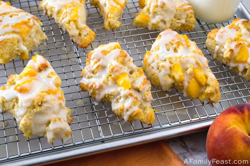 Peaches & Cream Scones A Family Feast®