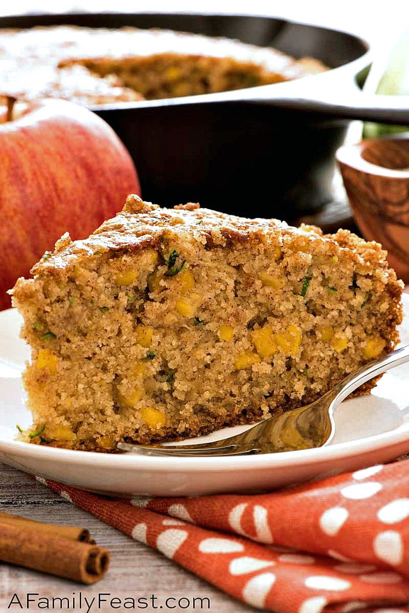 Apple Zucchini Corn Bread - A Family Feast