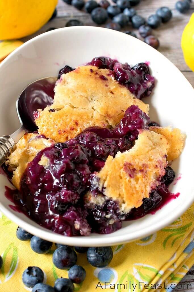 Blueberry Pudding Cake A Family Feast®