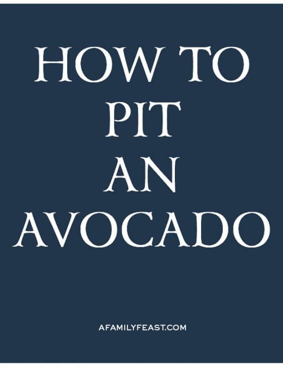 How to Pit An Avocado