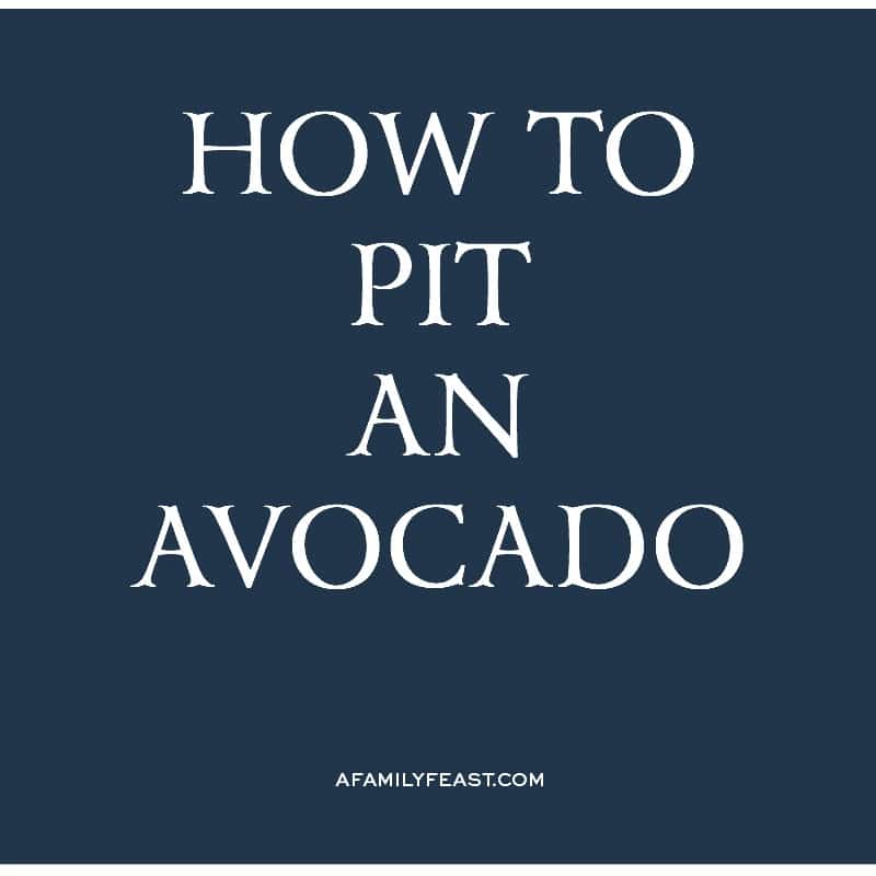 How to Pit An Avocado