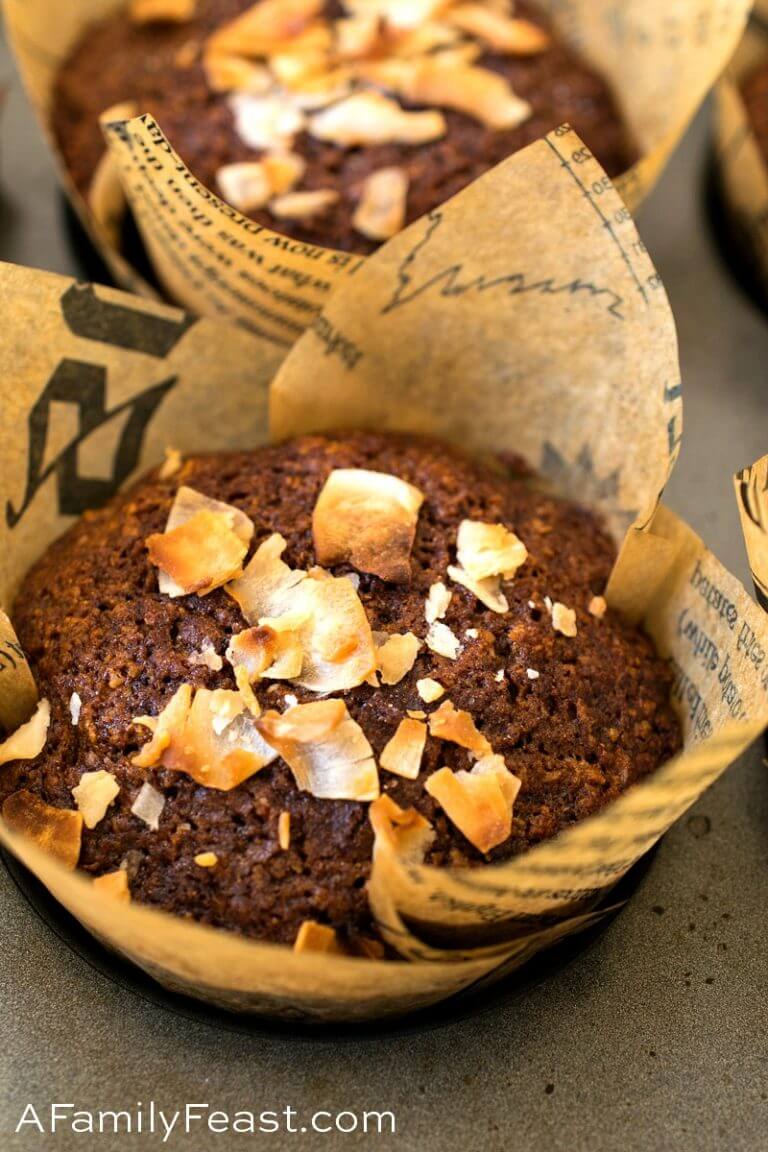 Coconut Oat Bran Muffins