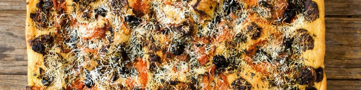 Tomato and Zucchini Focaccia - A Family Feast