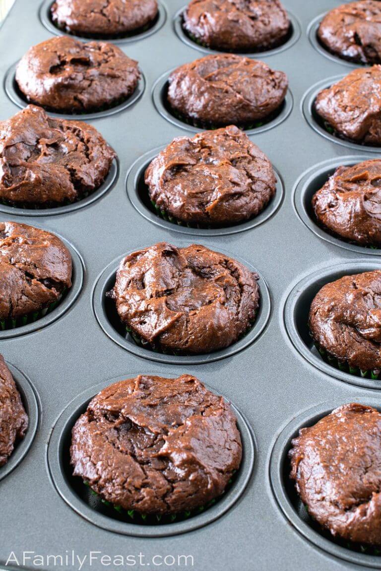 Chocolate Avocado Brownie Bites - A Family FeastChocolate Avocado Brownie Bites