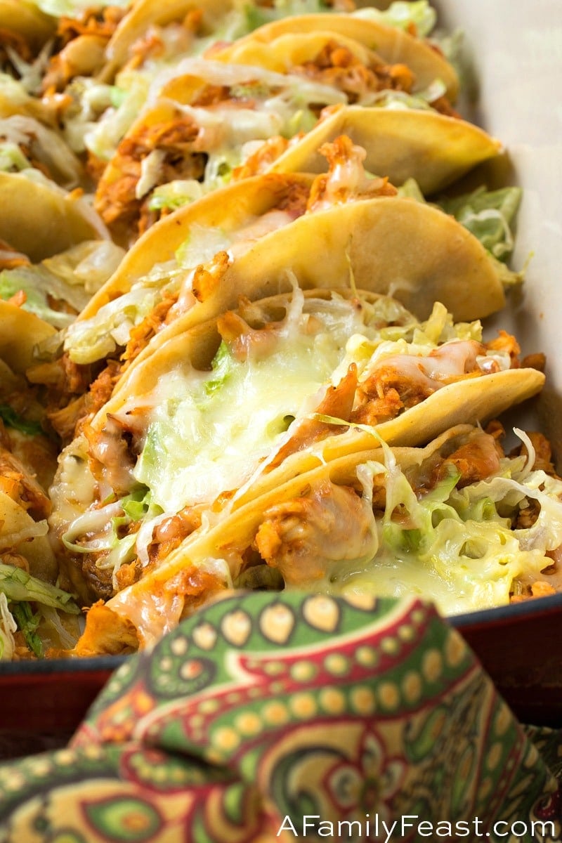 Easy Rotisserie Chicken Tacos - A Family Feast