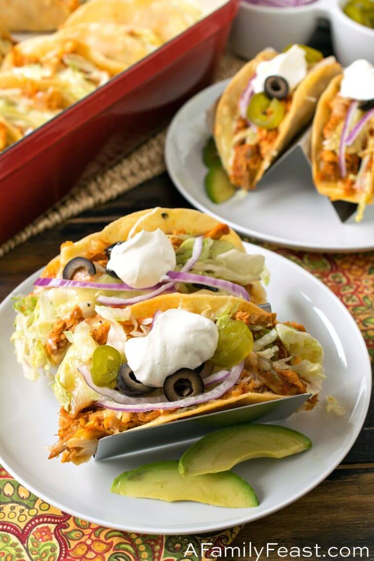 Easy Rotisserie Chicken Tacos A Family Feast®