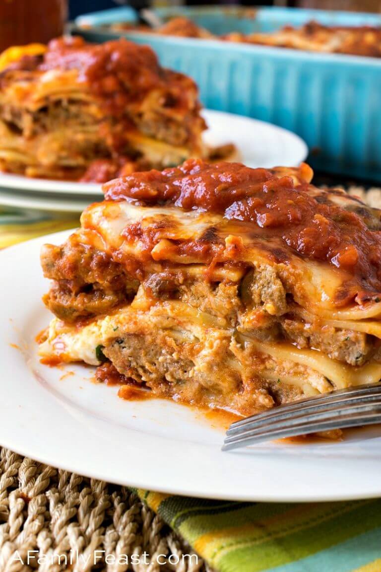 Meatball Lasagna A Family Feast®