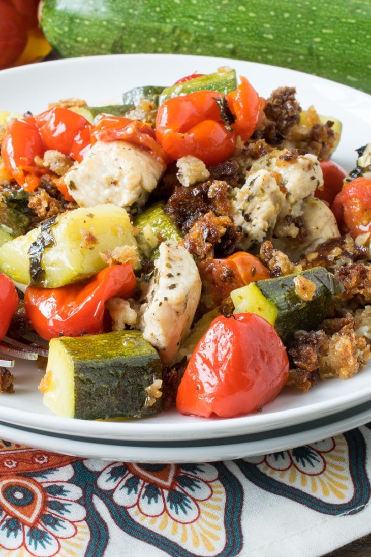 Chicken Zucchini Tomato Bake A Family Feast®