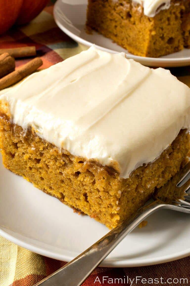 Pumpkin Poke Cake