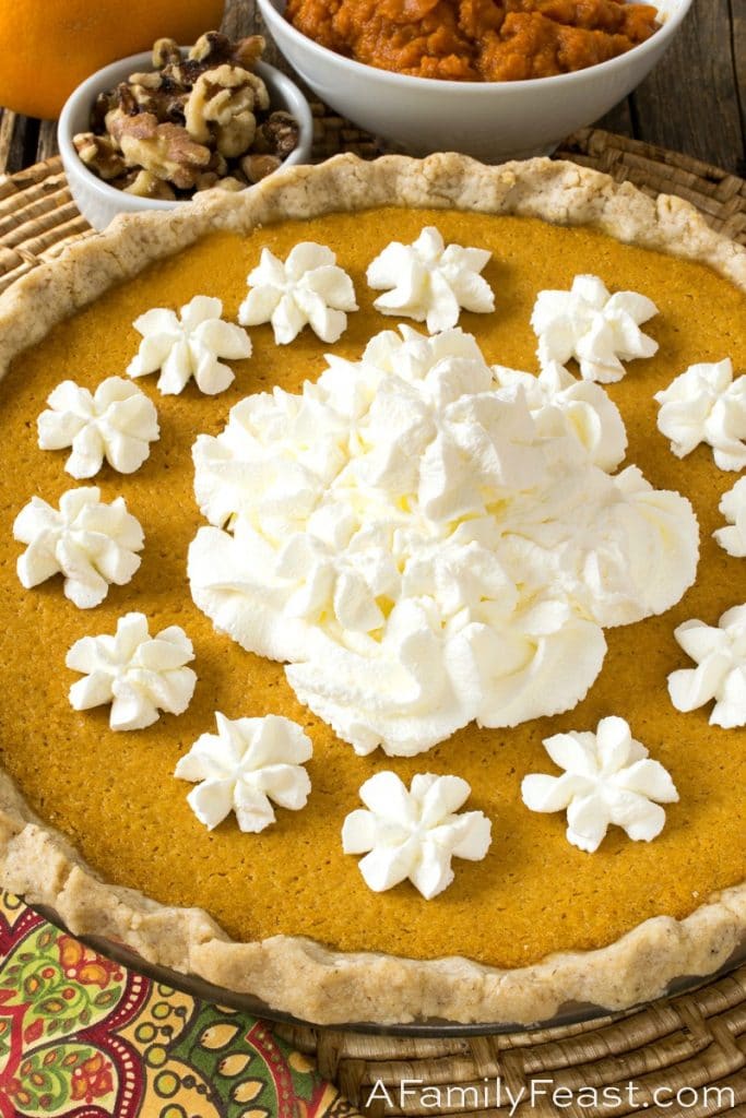 Walnut Crust Pumpkin Pie A Family Feast®