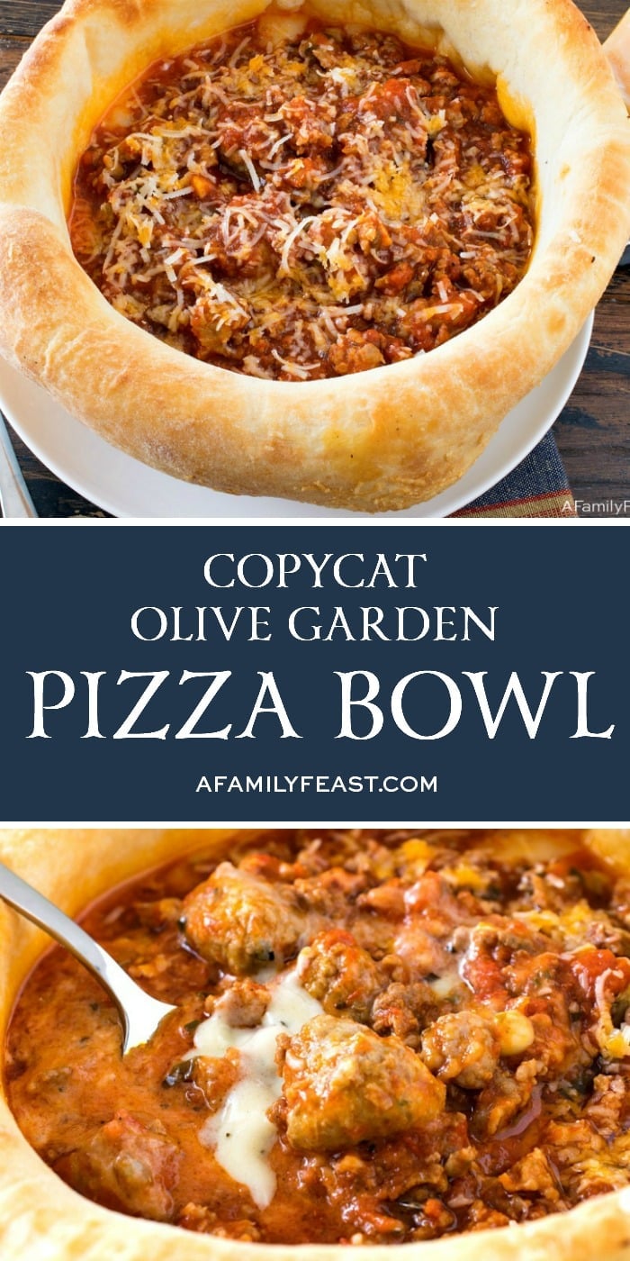 Copycat Olive Garden Pizza Bowl - A Family Feast®