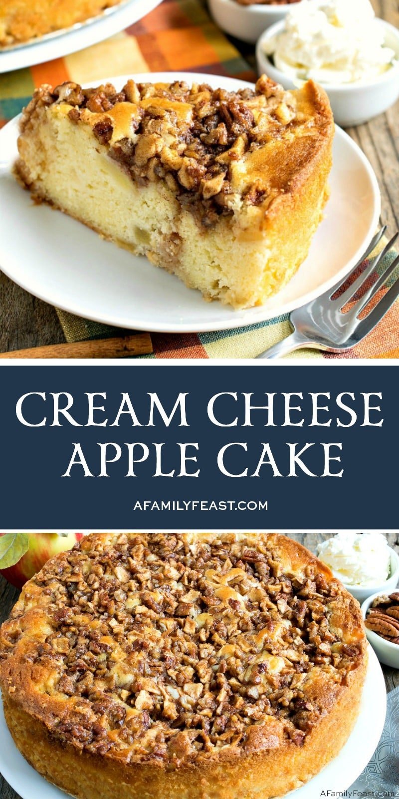 Cream Cheese Apple Cake 
