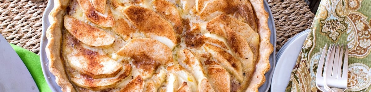 Apple Custard Pie