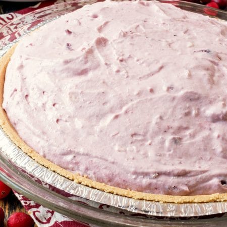 No-Bake Cranberry Cream Pie - A Family Feast®