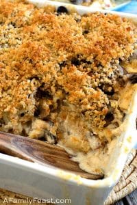 Potato Mushroom Boursin Au Gratin - A Family Feast