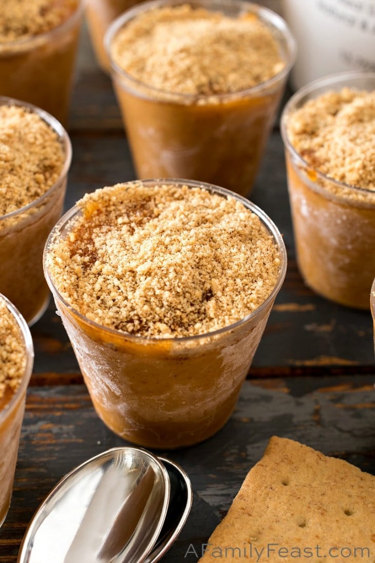 Pumpkin Rumchata Pudding Shots A Family Feast®