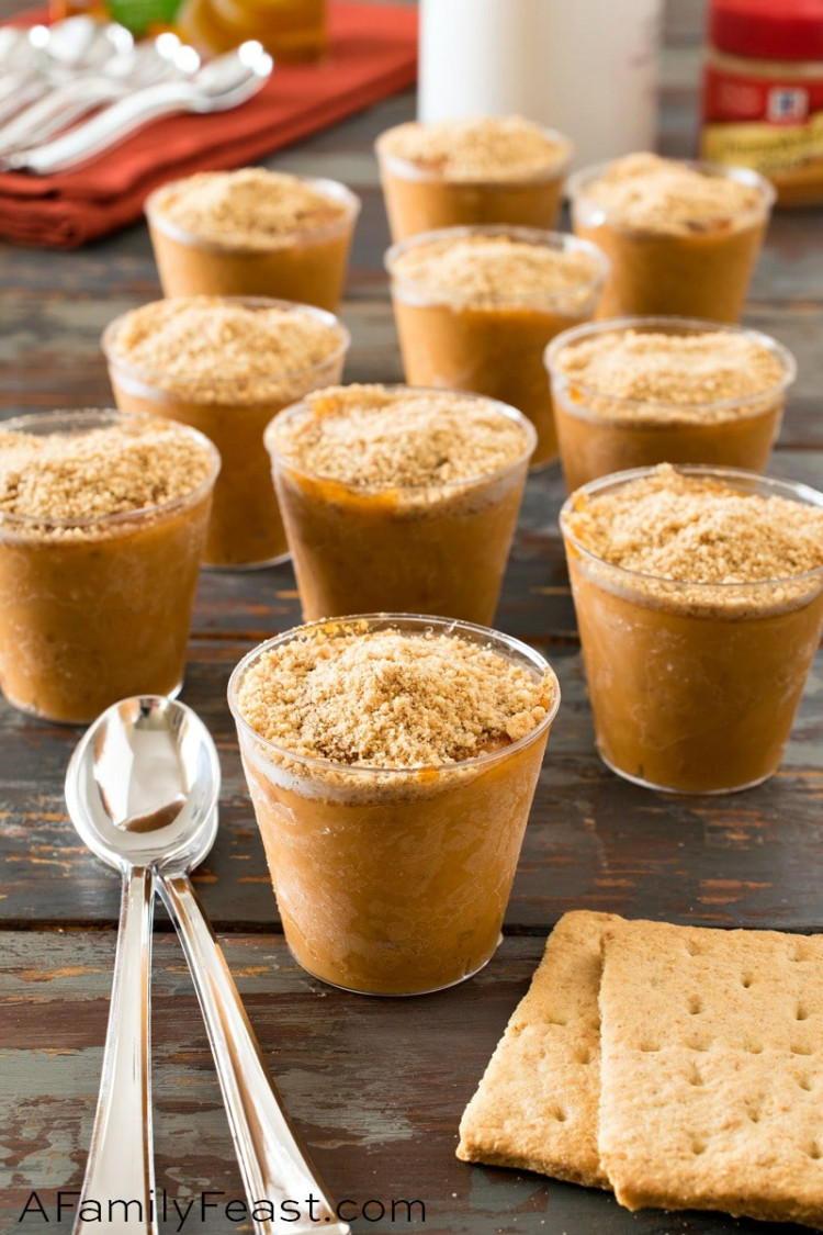 Pumpkin Rumchata Pudding Shots A Family Feast®
