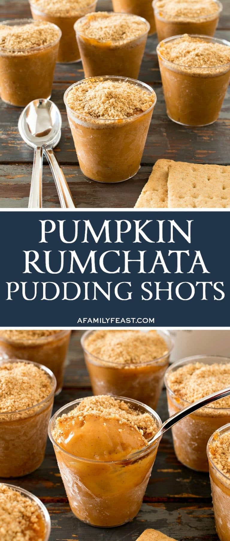 Pumpkin Rumchata Pudding Shots A Family Feast®