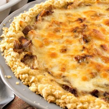 Sweet Onion Turkey Cheddar Pie