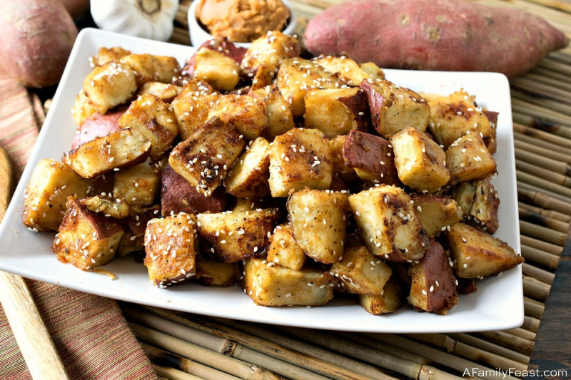 Miso Glazed Japanese Sweet Potatoes A Family Feast®