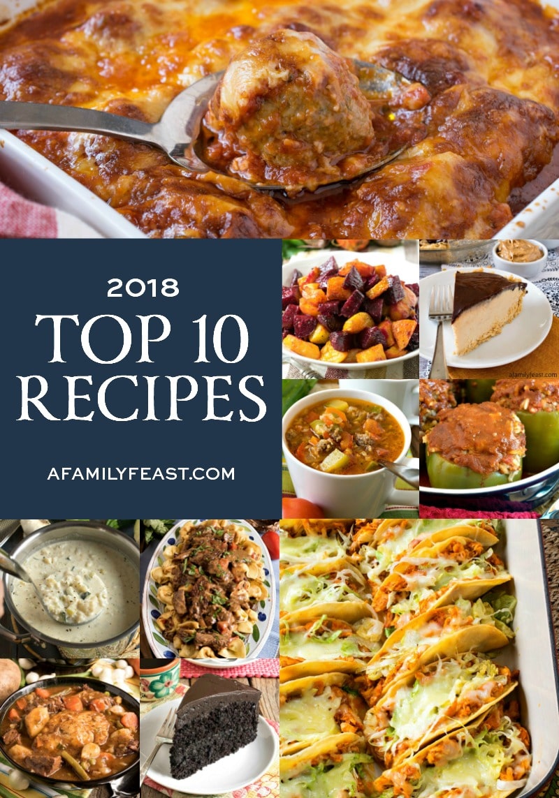A Family Feast: Top 10 Recipes of 2018