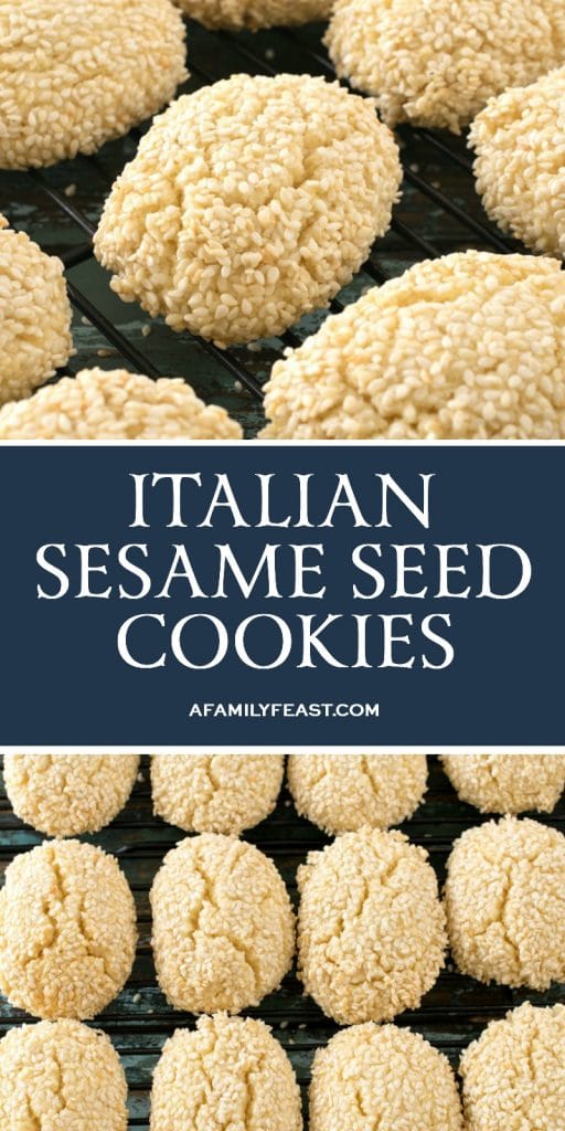 Italian Sesame Seed Cookies A Family Feast®