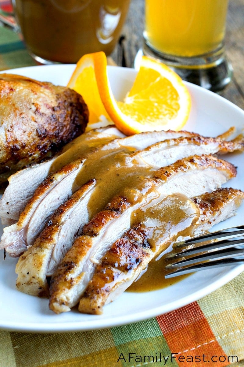Orange Ale Roasted Duck - A Family Feast