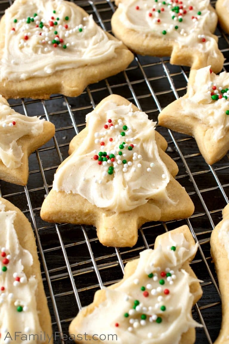 Eggnog Cookies with Eggnog Frosting