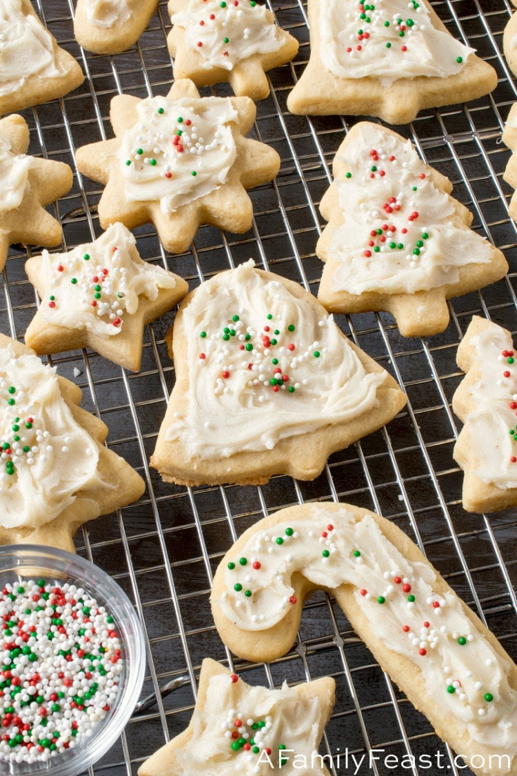 Eggnog Cookies with Eggnog Frosting A Family Feast®