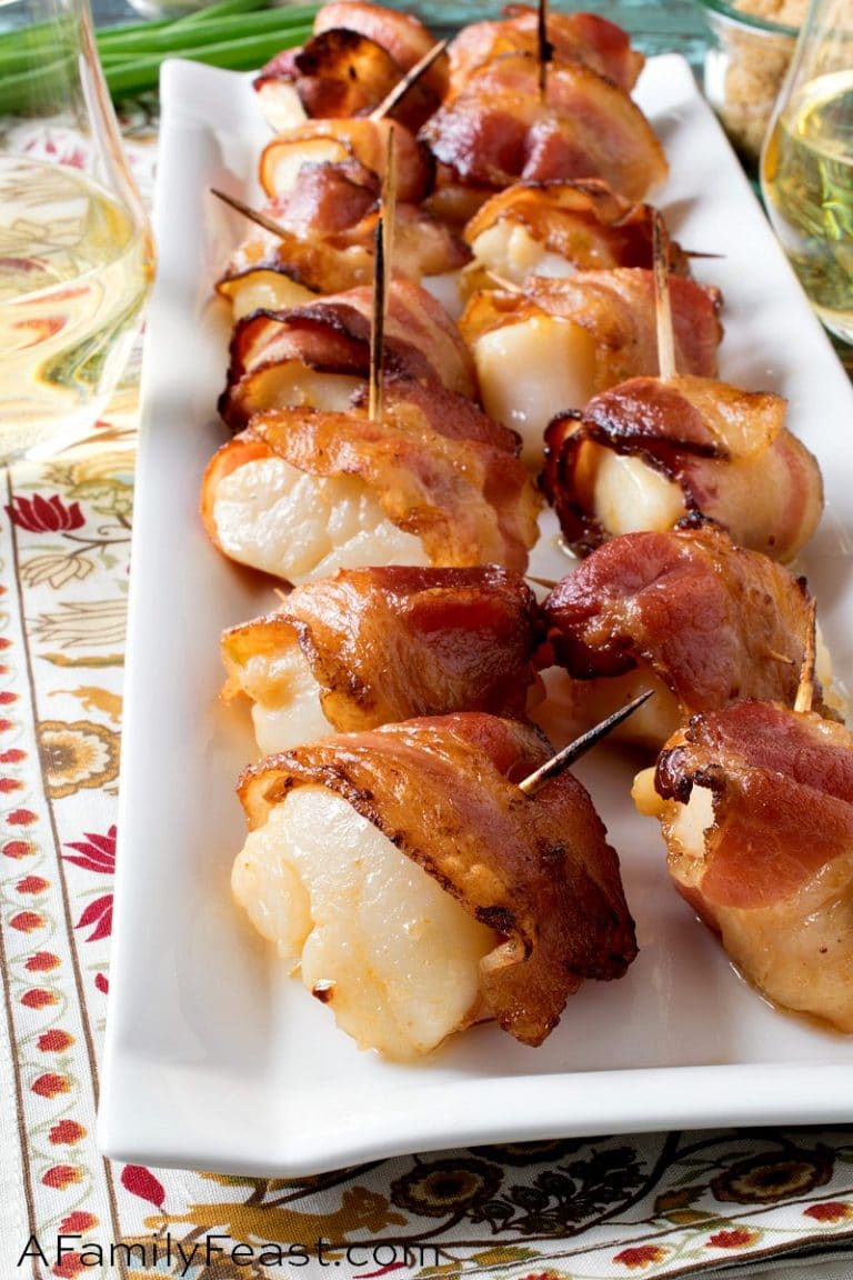 Scallops Wrapped in Bacon
