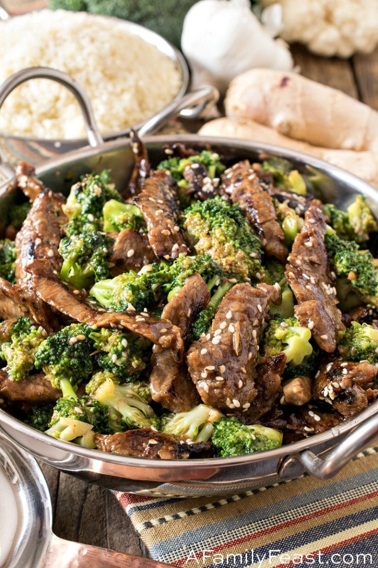 Healthier Mongolian Beef and Broccoli