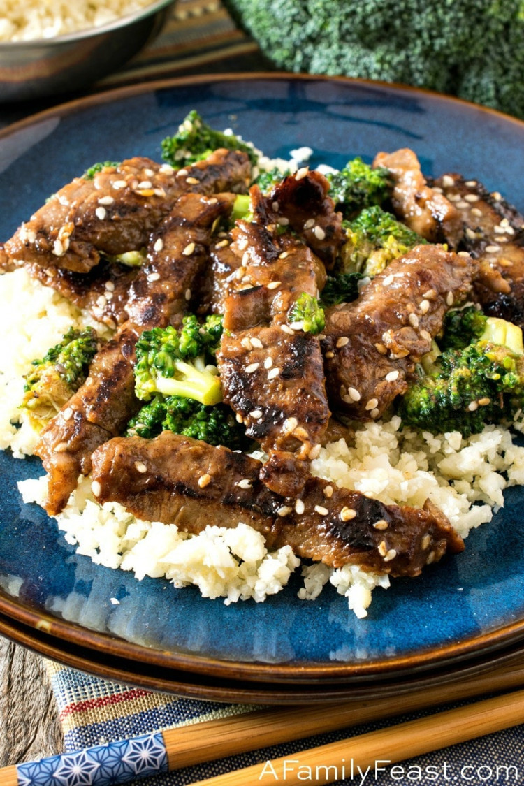 Healthier Mongolian Beef and Broccoli A Family Feast®