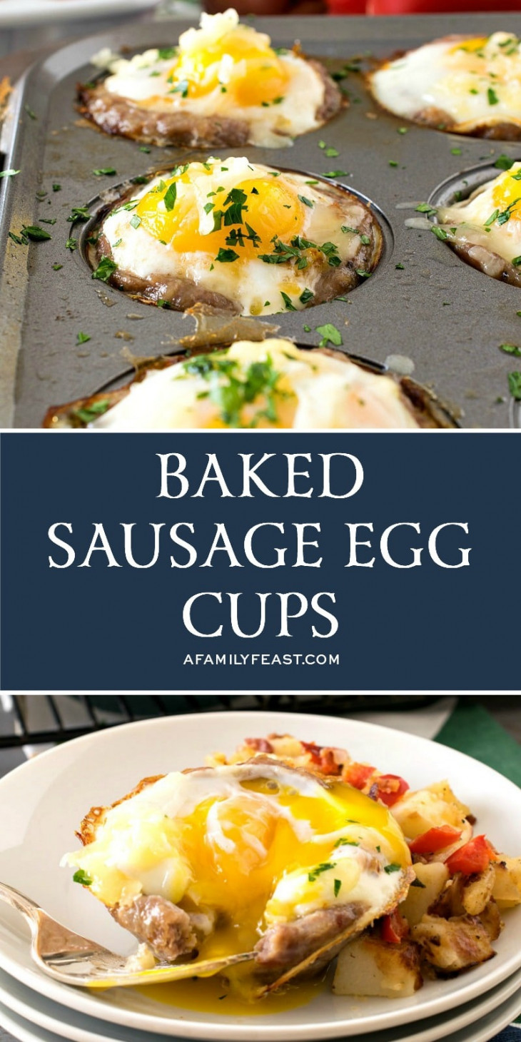 Baked Sausage Egg Cups A Family Feast®