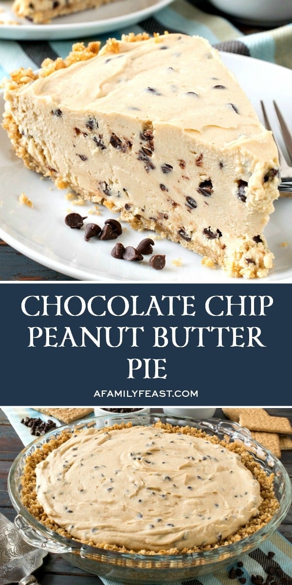 Chocolate Chip Peanut Butter Pie 