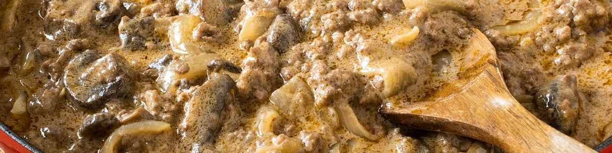 Ground Beef Stroganoff