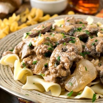 Ground Beef Stroganoff