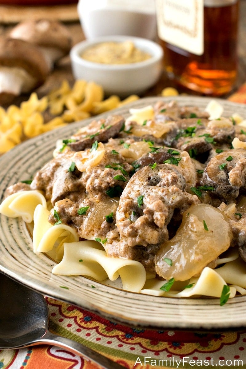 Ground Beef Stroganoff 