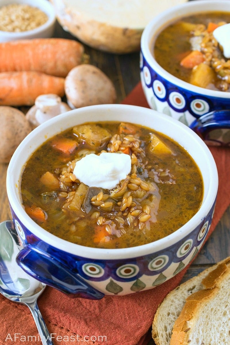 Polish Barley and Vegetable Soup 