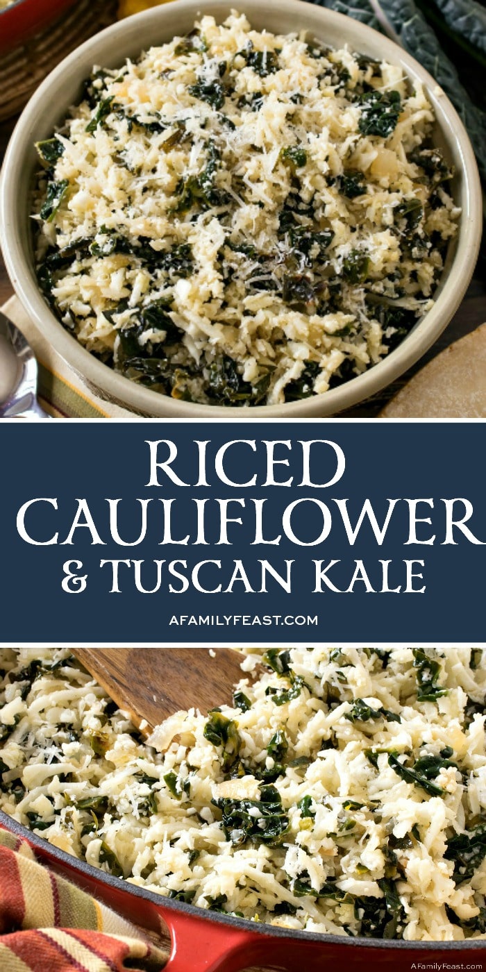 Riced Cauliflower & Tuscan Kale 