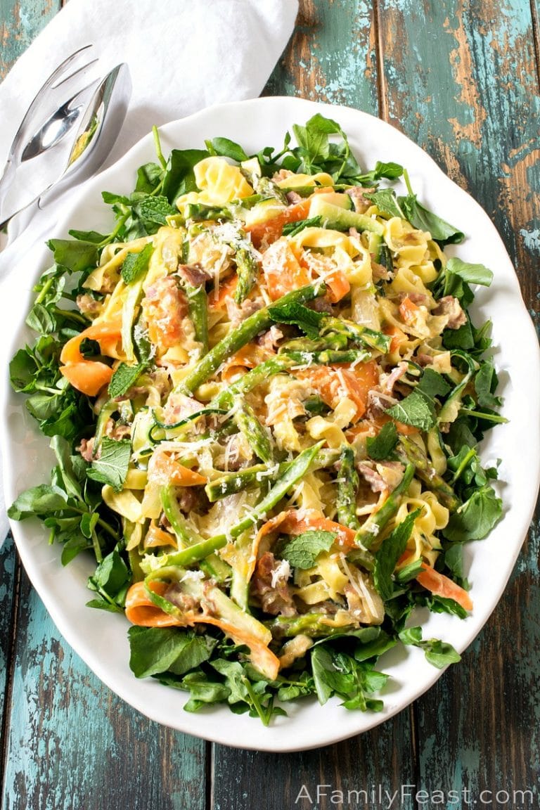 Creamy Pasta Primavera