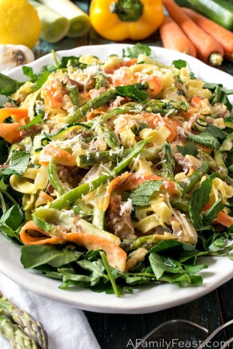 Creamy Pasta Primavera