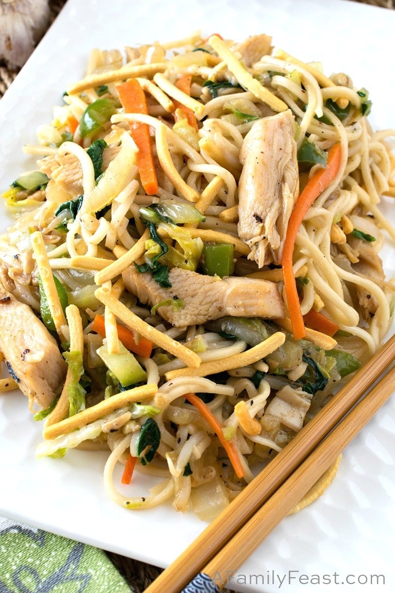 Healthier Chicken Chow Mein 