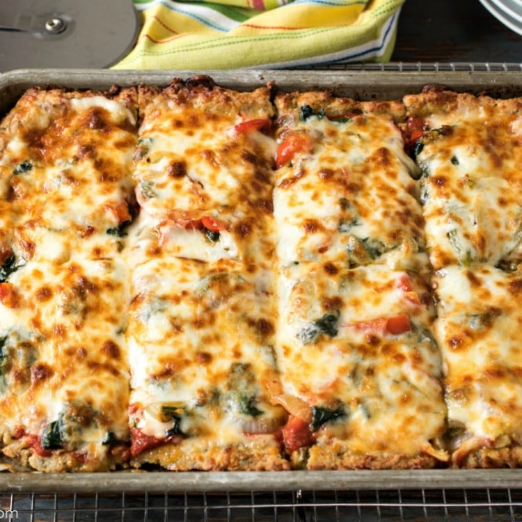Keto Sheet Pan Pizza