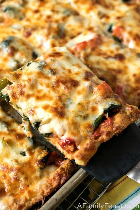 Keto Sheet Pan Pizza