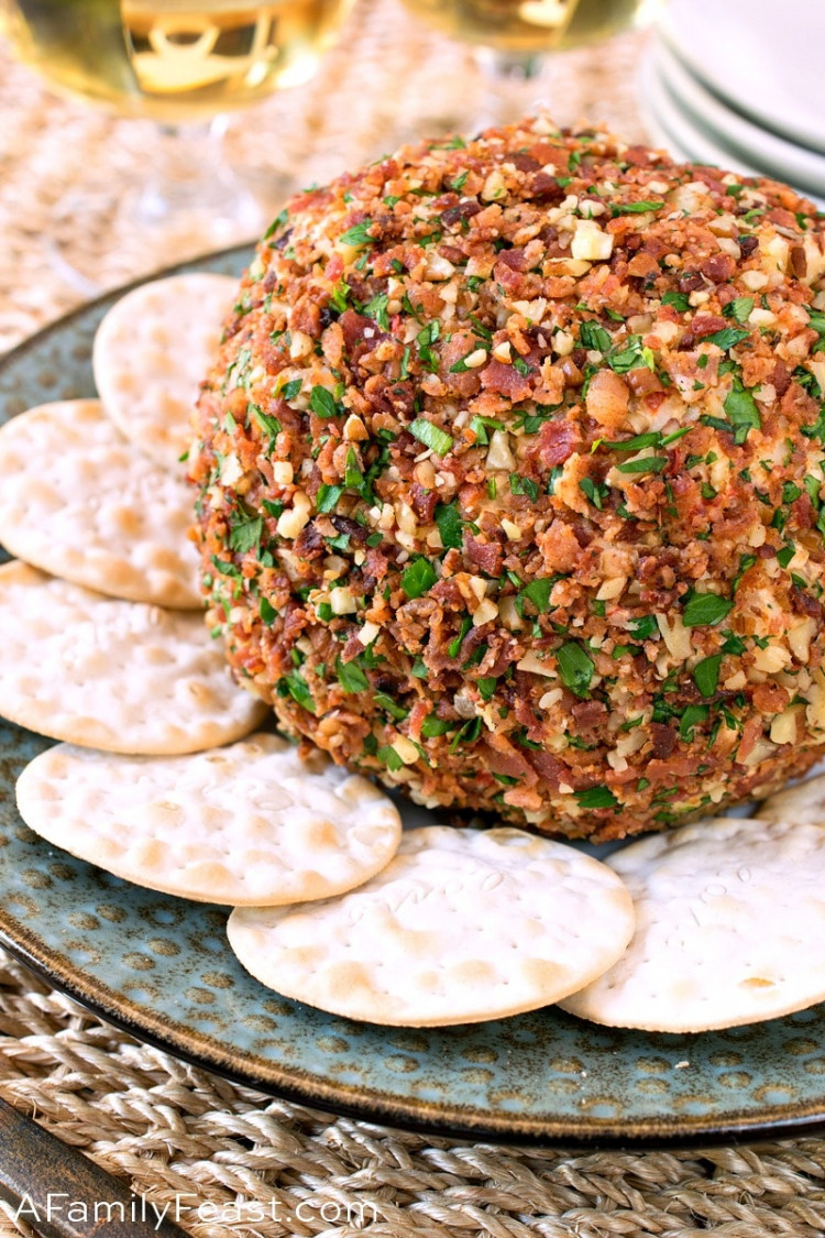 Cheddar Bacon Cheese Ball A Family Feast®