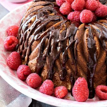 Chocolate Raspberry Bundt Cake