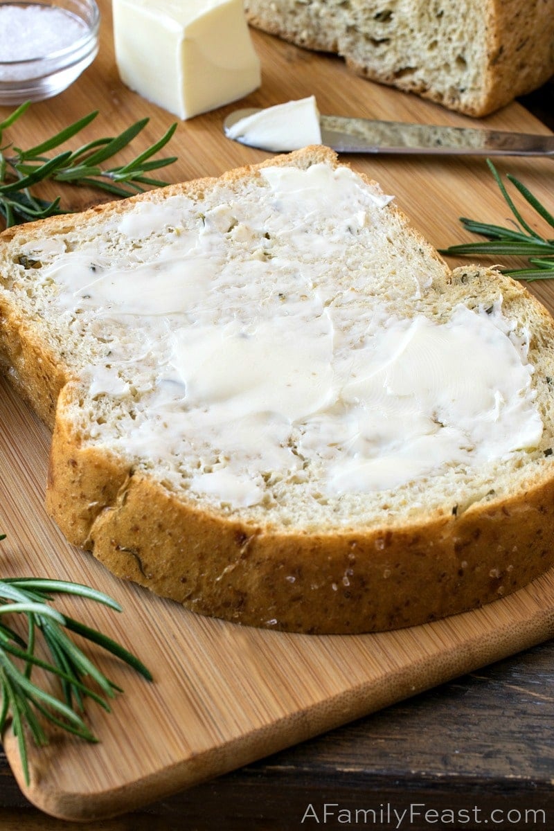 Rosemary Sea Salt Keto Bread 