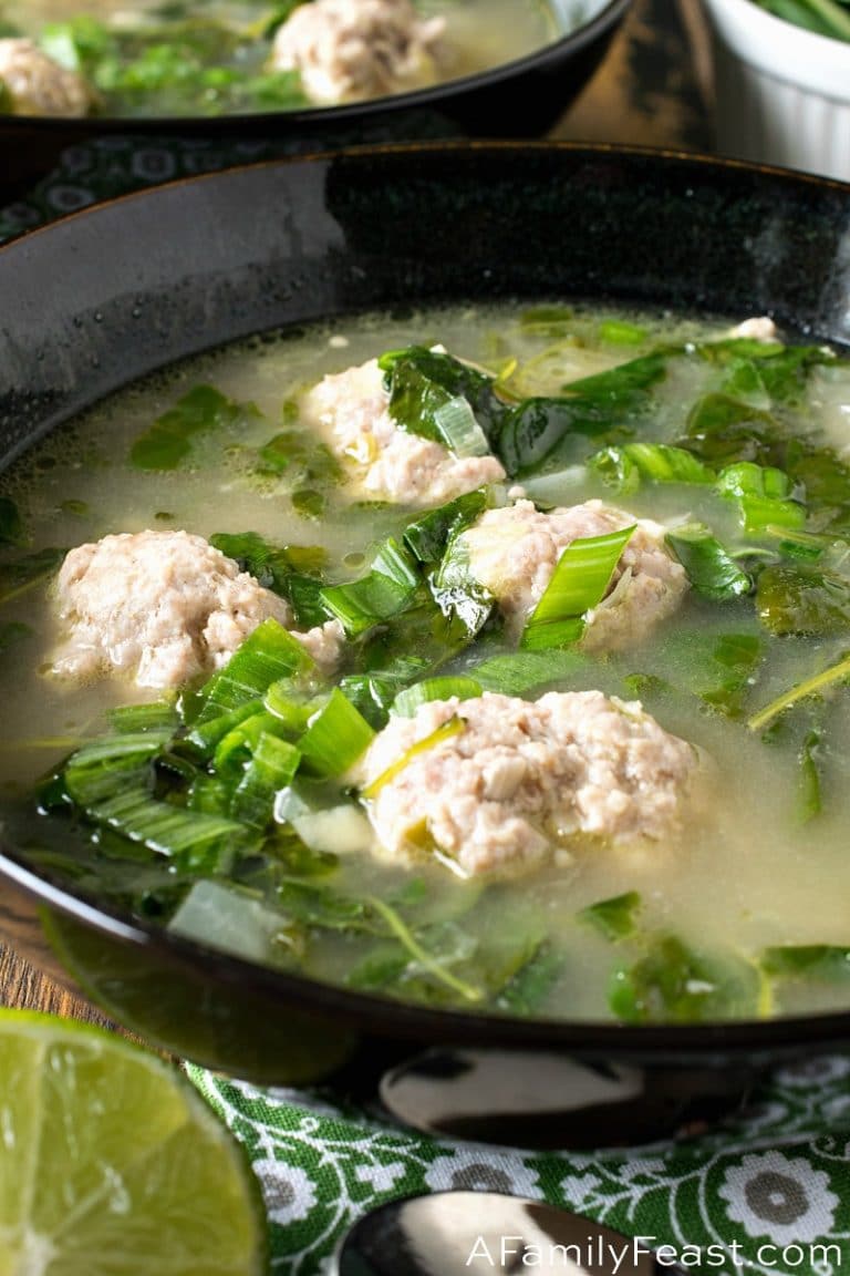 Vietnamese Meatball and Watercress Soup